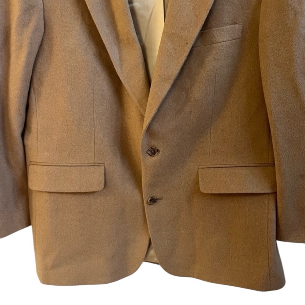 GEOFFREY BEENE Students 100% Camel Hair Blazer Size 38R -- GORGEOUS!!! - Picture 6 of 10